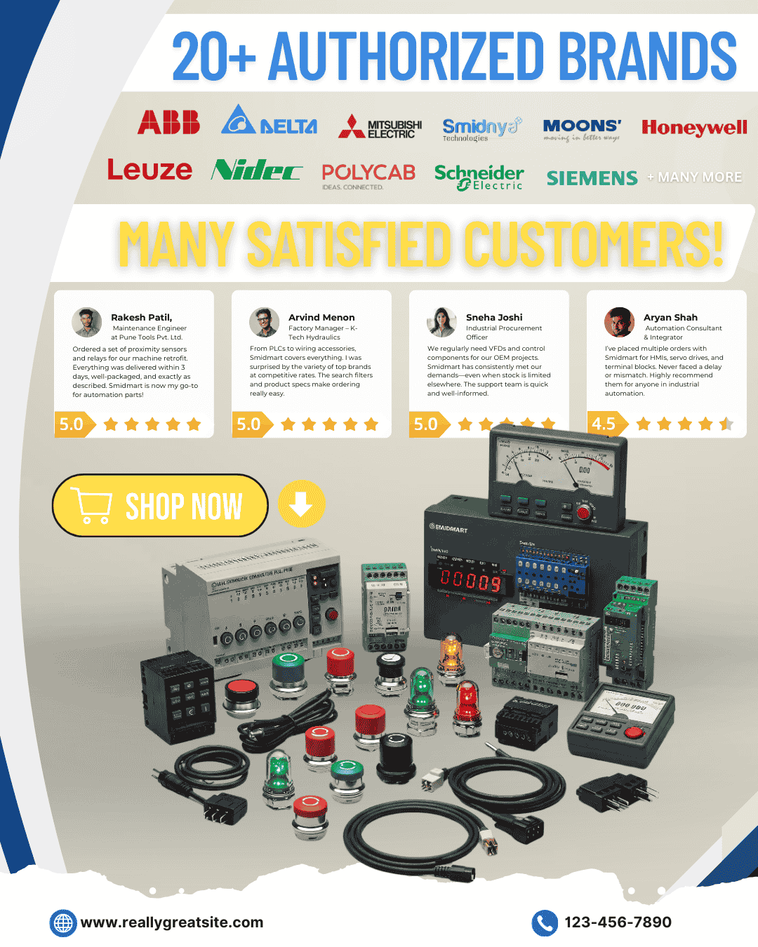 20 Authorized Industrial Brands with Trusted and Satisfied Customers in Pune and Maharashtra – Smidmart