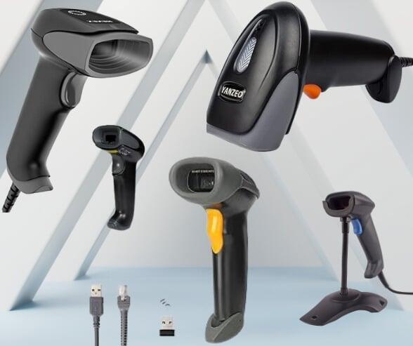 Hand scanners for reliable barcode and QR code scanning in industrial, warehouse, and retail applications – available on Smidmart