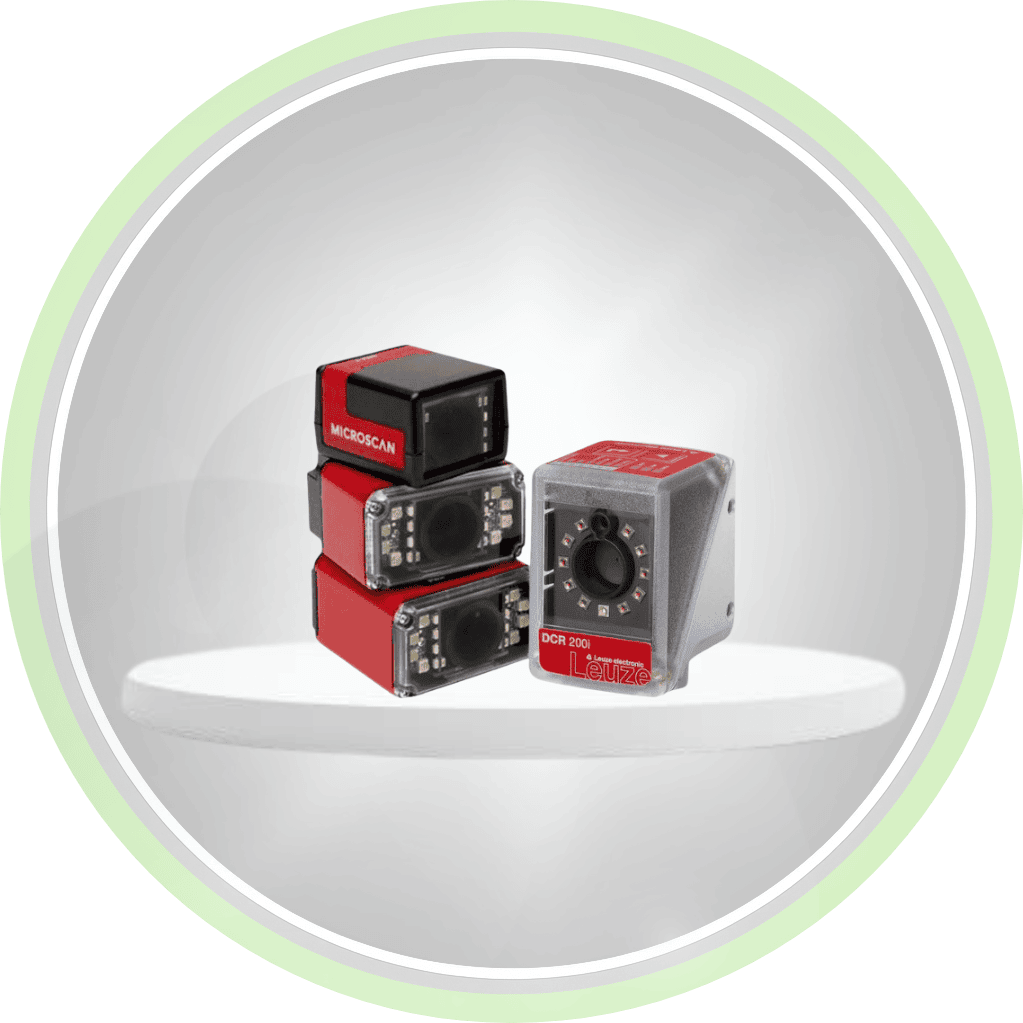 Identification scanners for barcodes, QR codes, and data matrix codes – reliable industrial scanning solutions on Smidmart