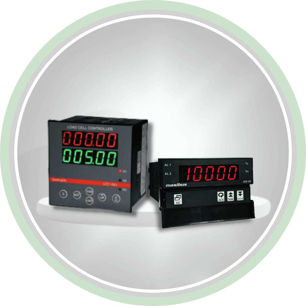 Load cell indicators for real-time weight display and monitoring in industrial systems – available on Smidmart