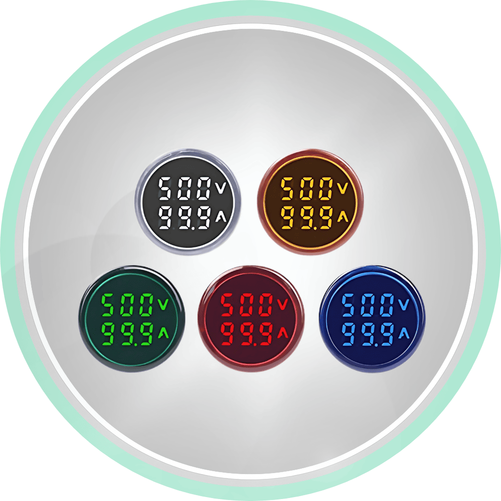 Accurate digital panel meters for voltage, current & frequency monitoring – Smidmart