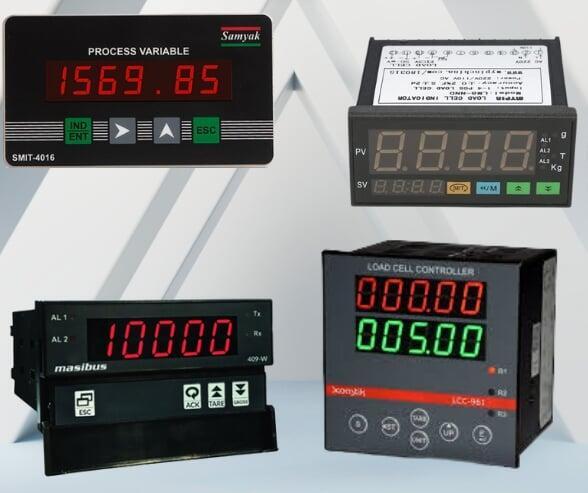 Load cell indicators for real-time weight display and monitoring in industrial systems – available on Smidmart
