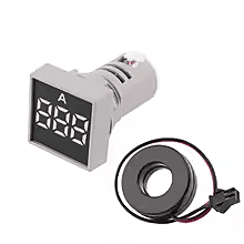 Smidnya Square Indicator Ammeter AC 0~100A White – Industrial Panel Meter for Pan India Use
