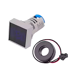 Smidnya Square Indicator Ammeter AC 0~100A Blue – Industrial Panel Meter for Pan India Use