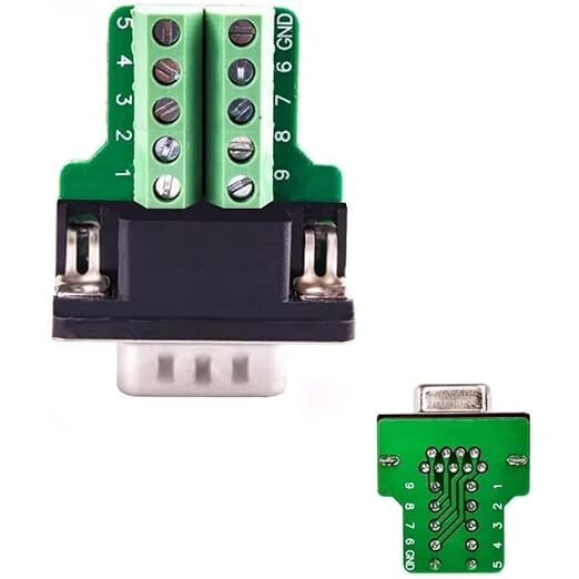 DB9F-to-TB Mini Female DB9 to Terminal Block Adapter for RS-232 Serial Connection – SmidMart DB9F-to-TB Mini Female DB9 to Terminal Block Adapter for RS-232 Serial Connection – SmidMart
