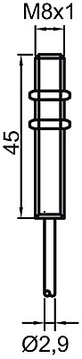 Leuze IS 108 MM/4NO-2E0 Inductive Switch – PNP NO Sensor with M12 Connector – SmidMart Leuze IS 108 MM/4NO-2E0 Inductive Switch – PNP NO Sensor with M12 Connector – SmidMart