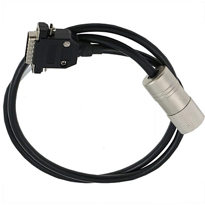 Close-up of Kinco ENCCF-05-FC0 Encoder Cable for precise signal transmission