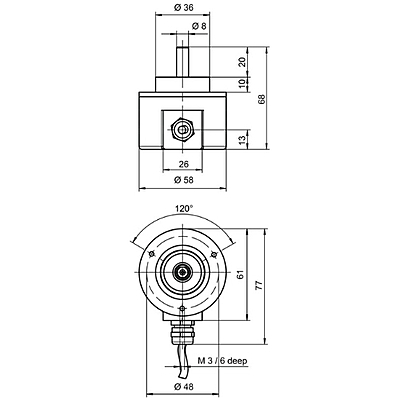 leuze solid shaft encoder 2500ppr leuze solid shaft encoder 2500ppr