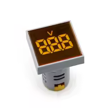 Smidnya Square Indicator Voltmeter AC50~500 YELLOW