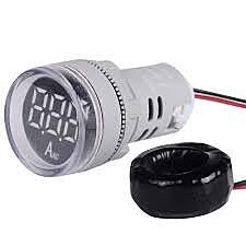 Smidnya White Round Ammeter 0–100A AC – Industrial Panel Display in Pune at Smidmart Smidnya White Round Ammeter 0–100A AC – Industrial Panel Display in Pune at Smidmart