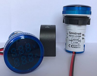 Smidnya Blue Round Voltage & Current Panel Meter – Buy Online in Pune at Smidmart Smidnya Blue Round Voltage & Current Panel Meter – Buy Online in Pune at Smidmart