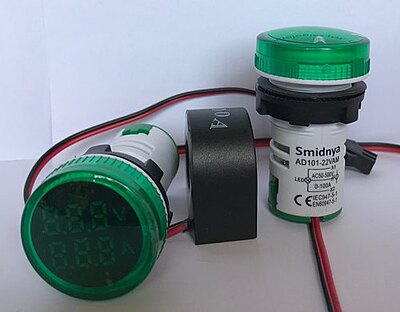 Green Smidnya Round Panel Meter 100A 500V – Precision Indicator at Smidmart Pune Green Smidnya Round Panel Meter 100A 500V – Precision Indicator at Smidmart Pune