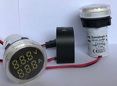 Smidnya Round Voltmeter & Ammeter 500V 100A White – Available in Pune at Smidmart Smidnya Round Voltmeter & Ammeter 500V 100A White – Available in Pune at Smidmart